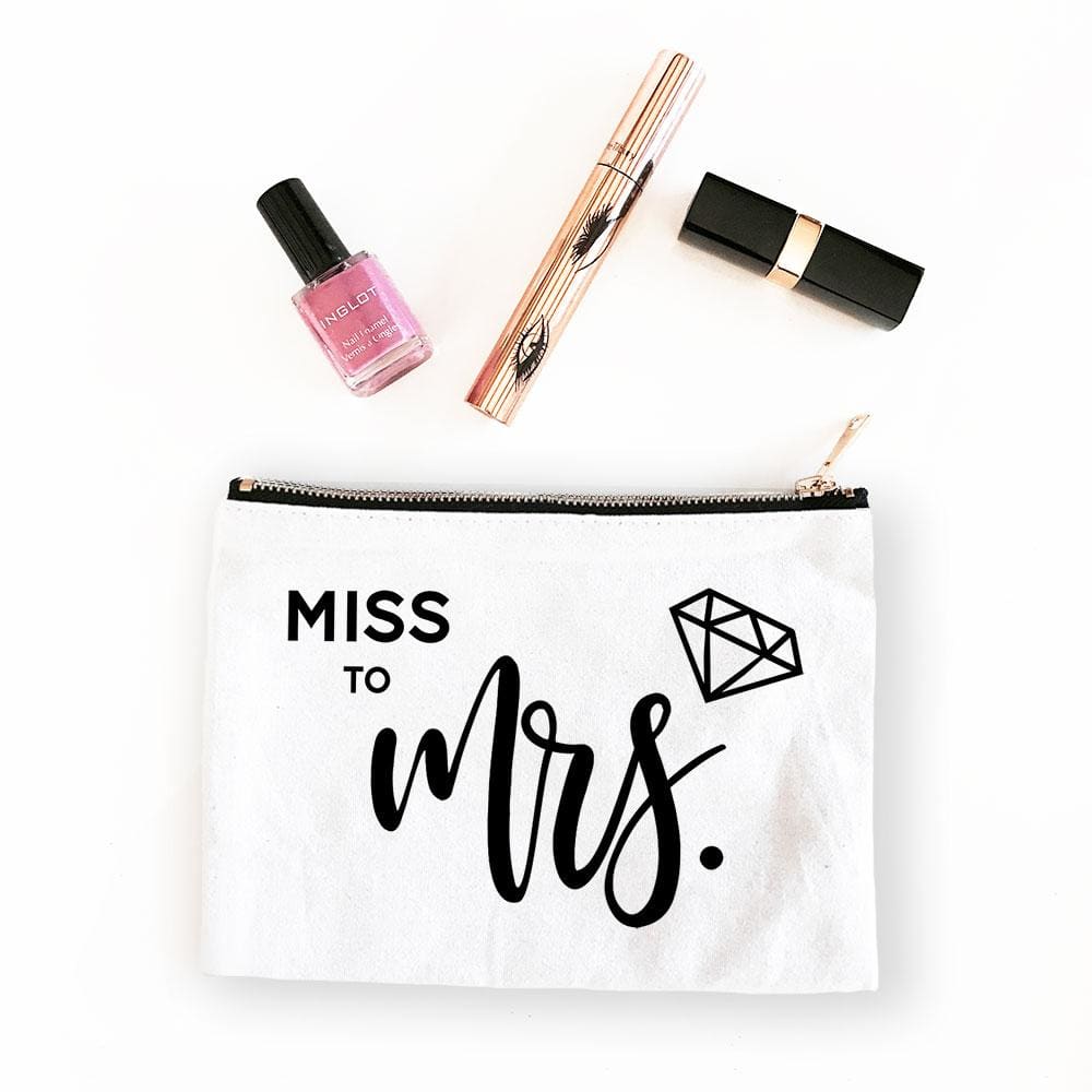 Miss To Mrs makeup bag - makeup bag