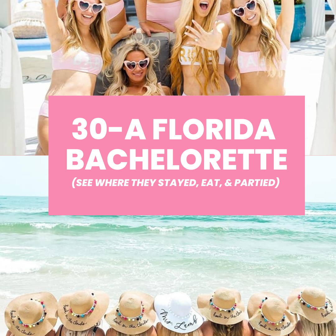 30A Florida bachelorette party 