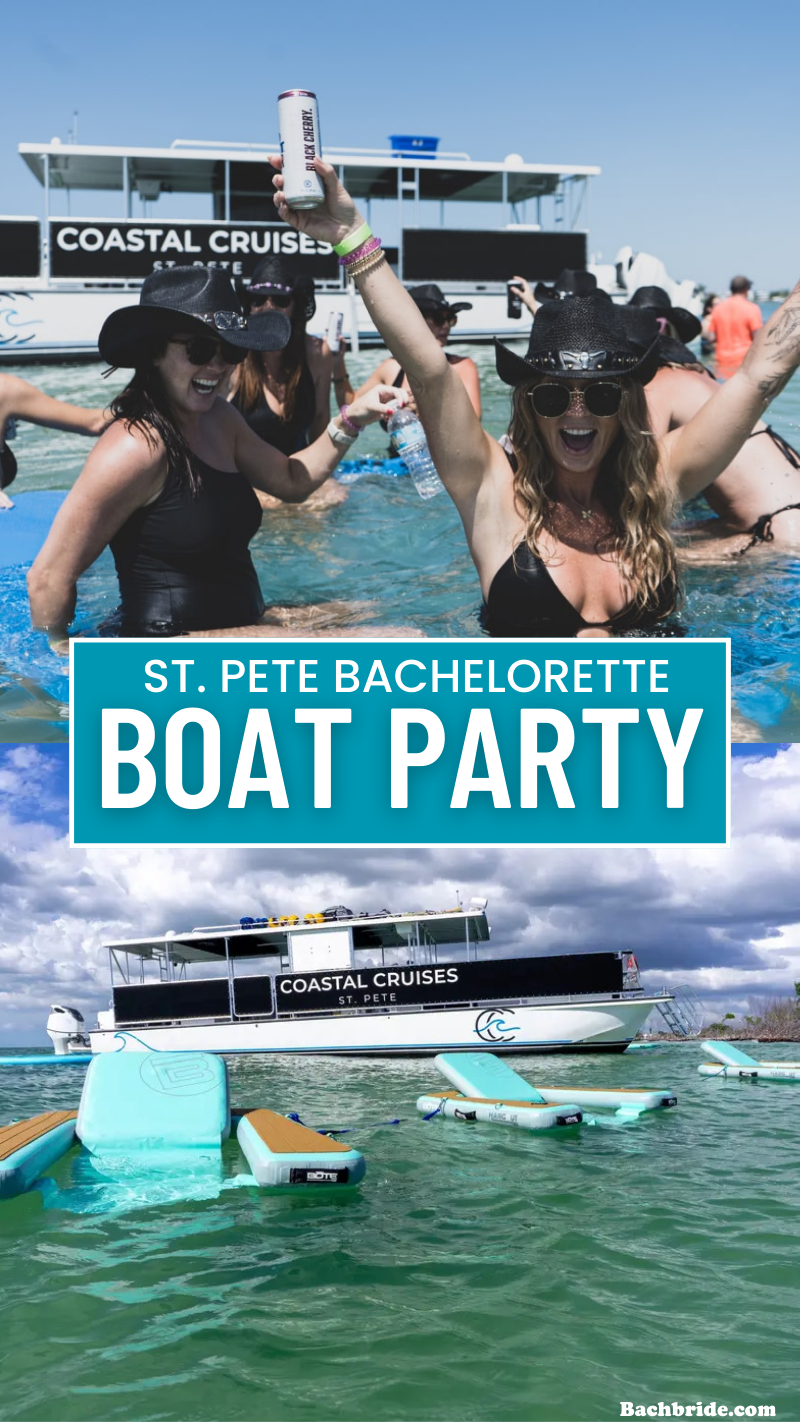 collage st pete coastal cruises bachelorette group and st pete boat
