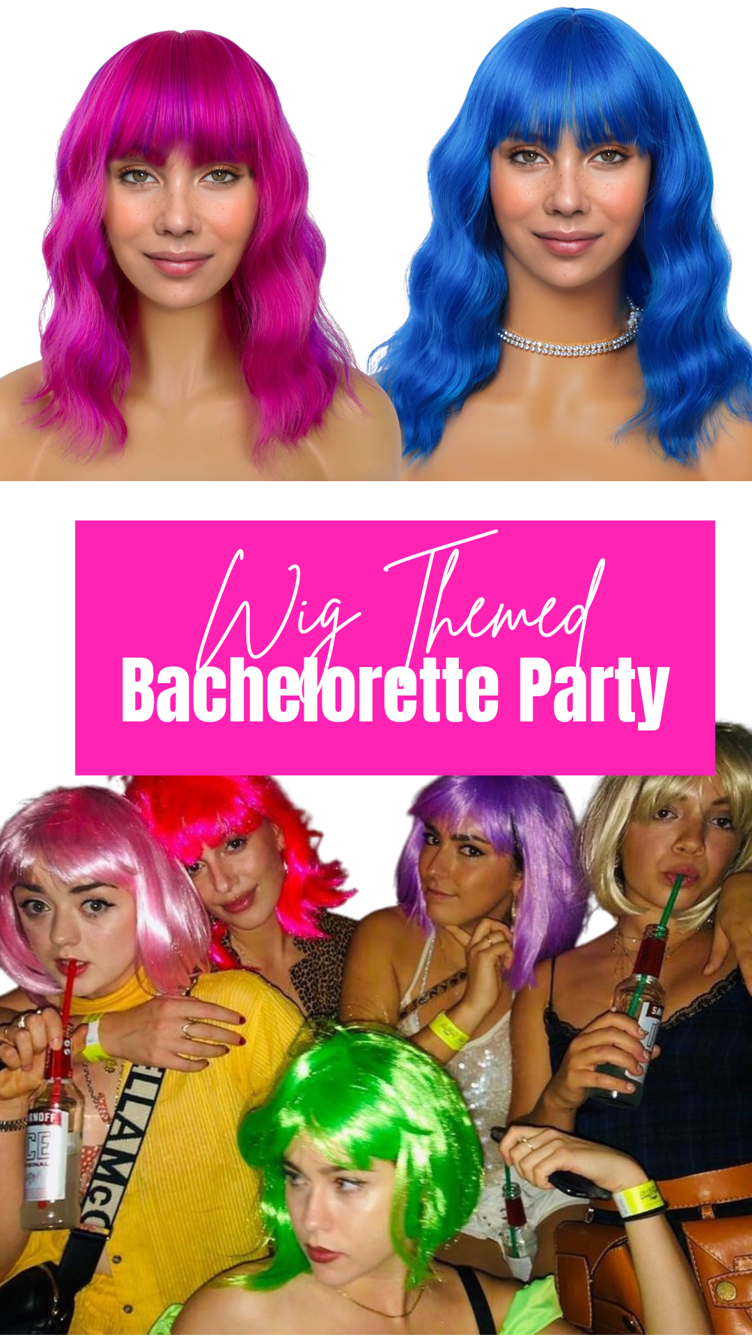 Choosing The Perfect Bachelorette Party Wigs