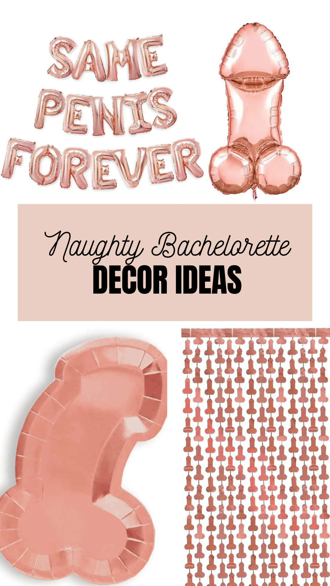 Naughty Bachelorette Party Decorations