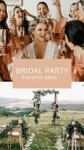 bridal party entrance ideas