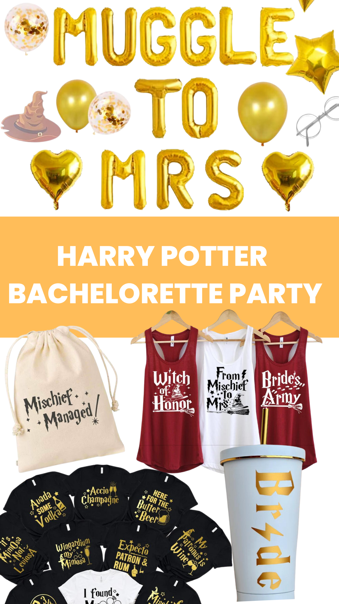 Harry Potter Themed Wedding Bridal Shower Ideas