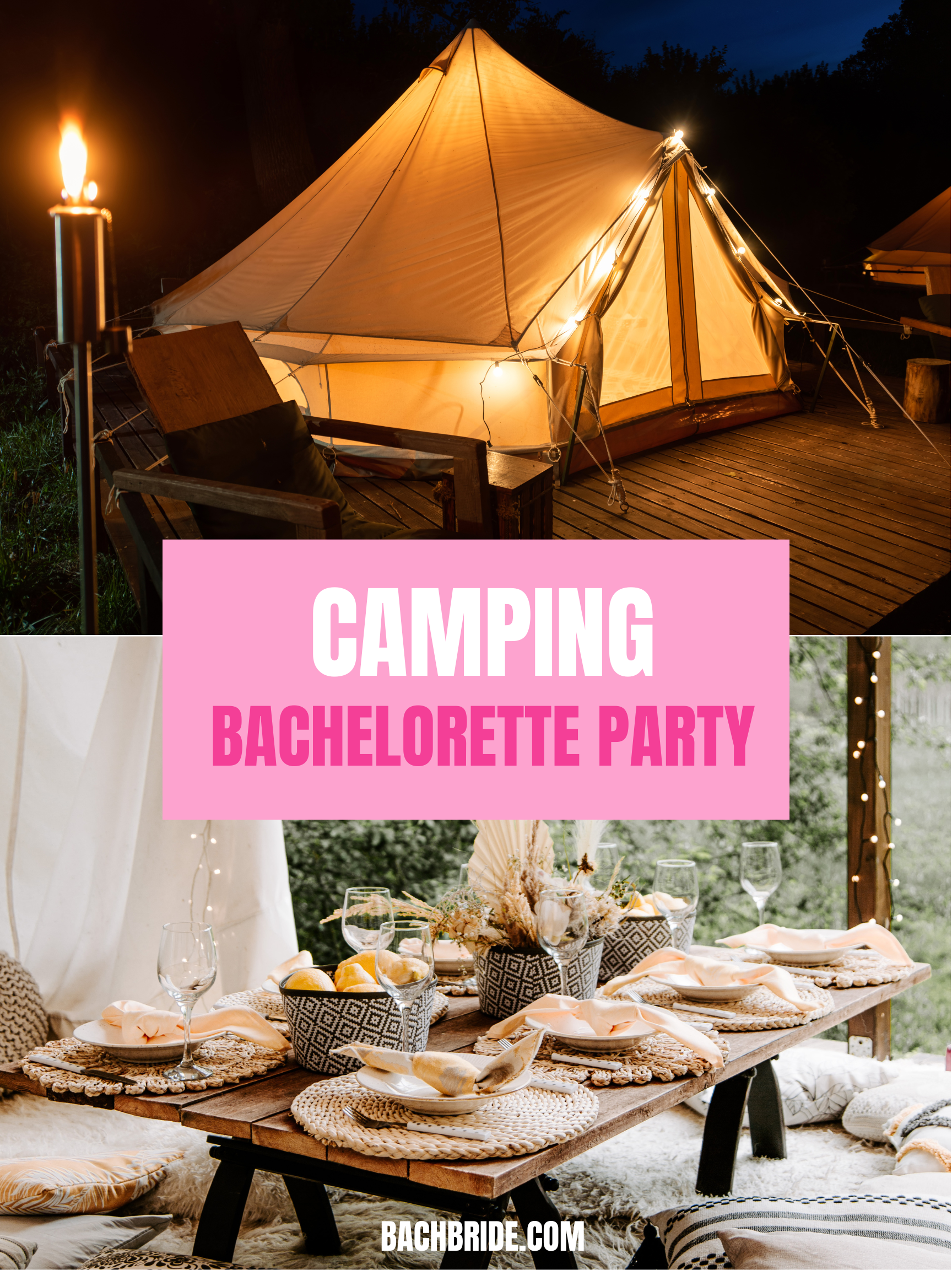 camping bachelorette