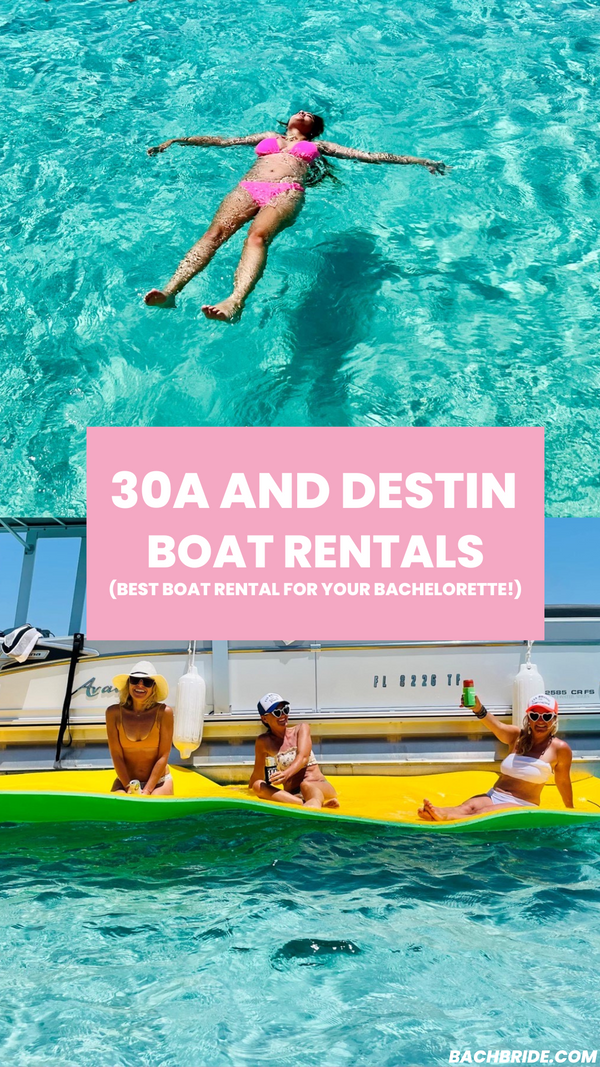 30A Boat Rentals: 30A and Destin bachelorette party - Bach Bride