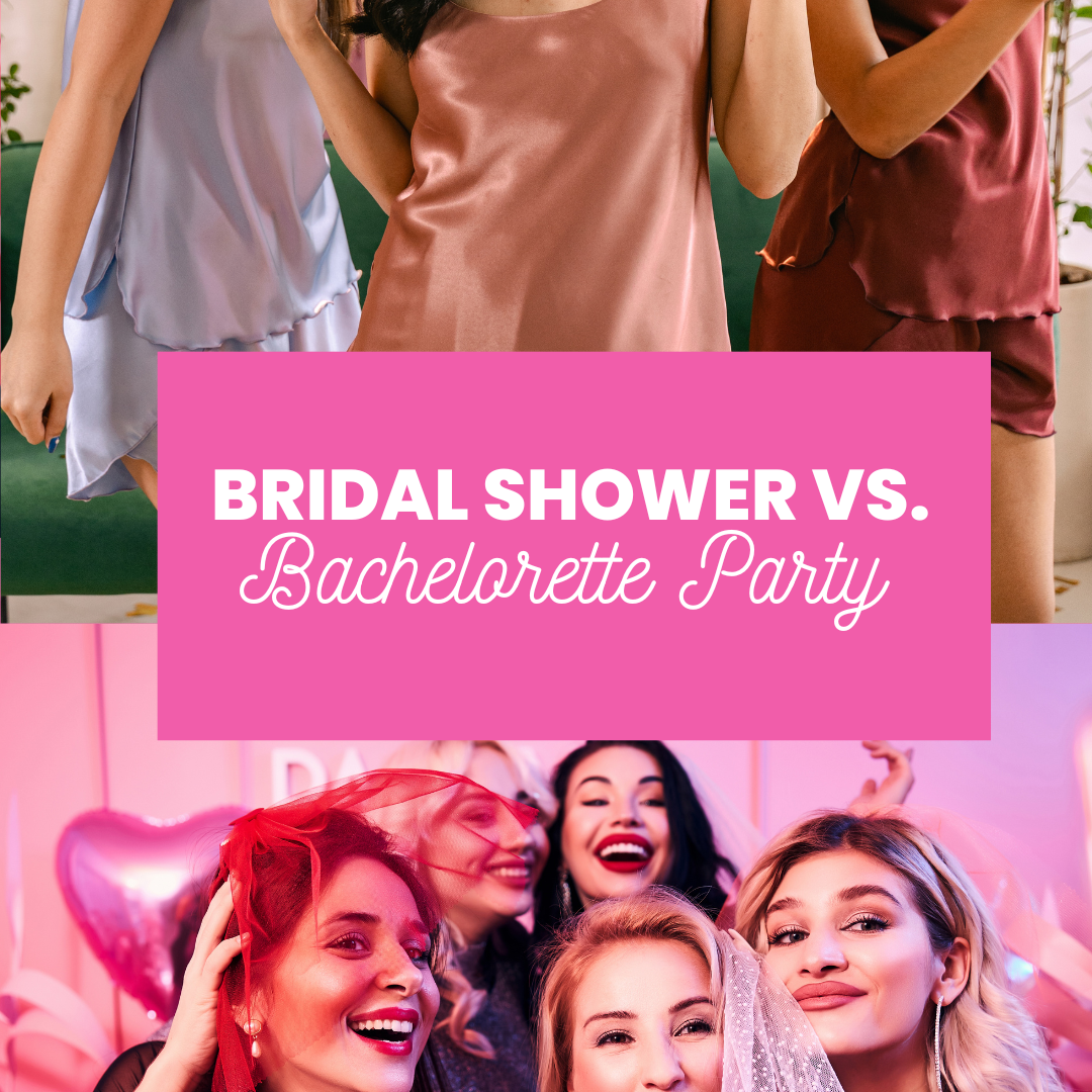 bridal shower vs bachelorette party