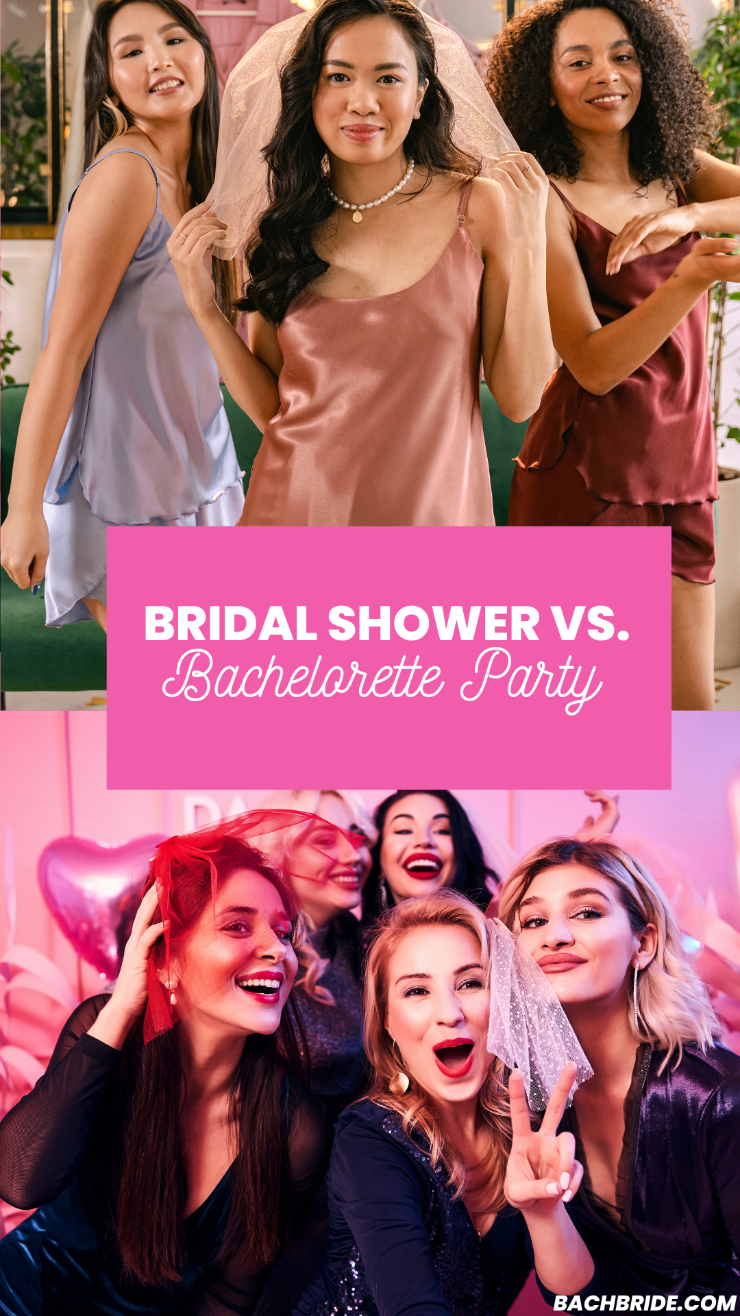 Bridal Shower vs Bachelorette Party: What's the Difference? - Bach Bride
