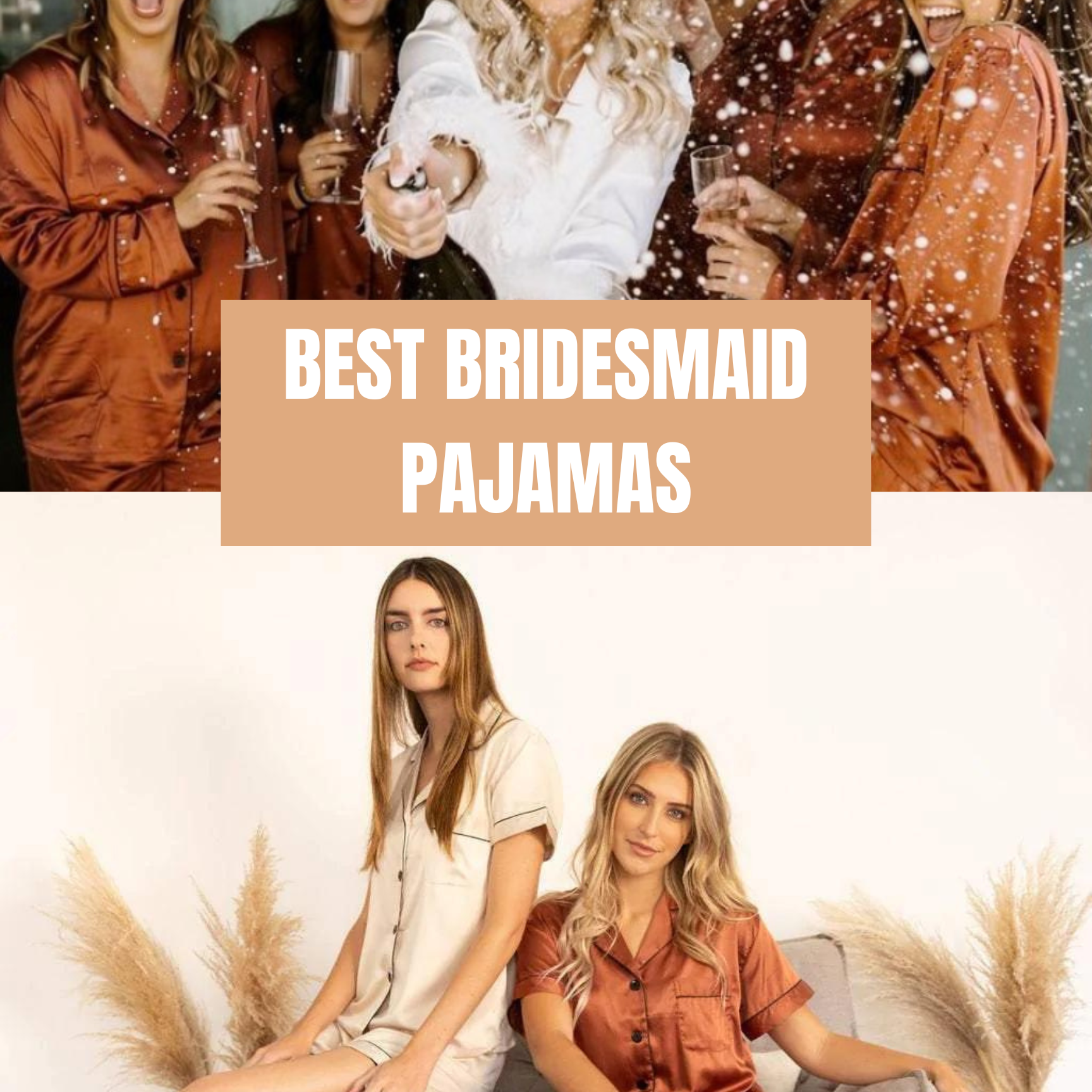 matching bridesmaid pajama sets