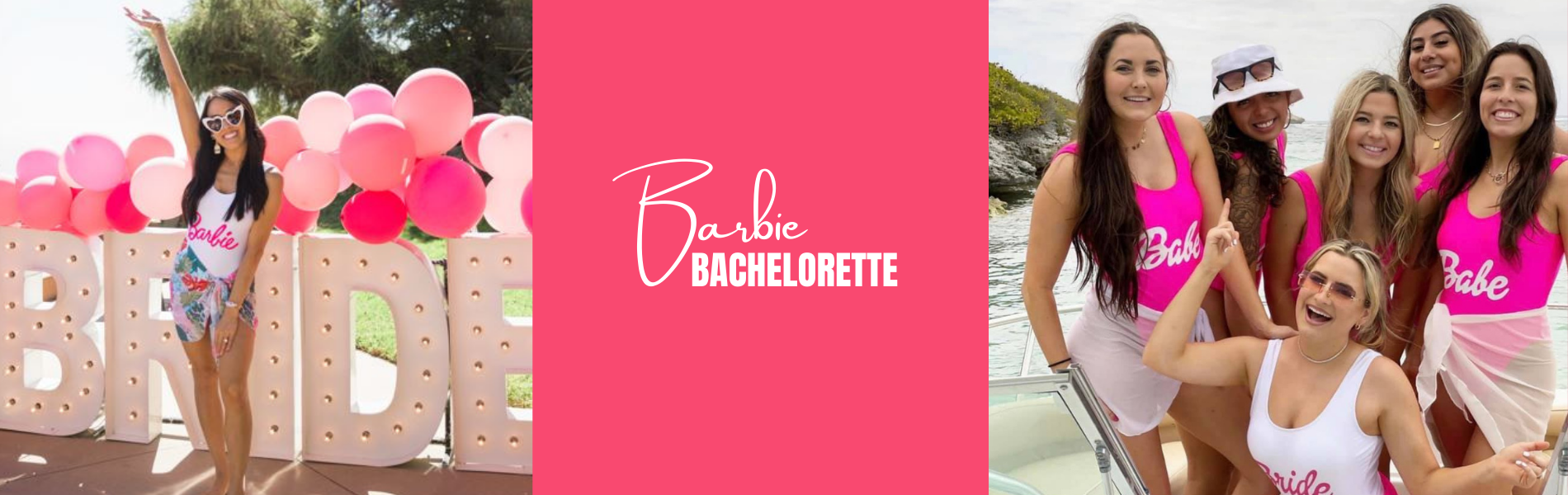 Barbie bachelorette party swimsuits