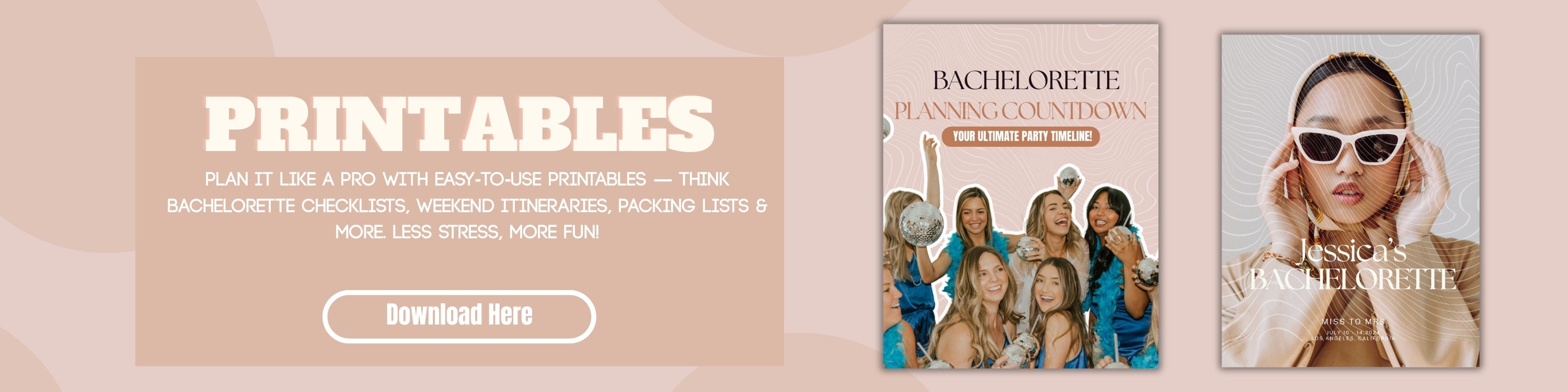 Wedding and Bachelorette Printables