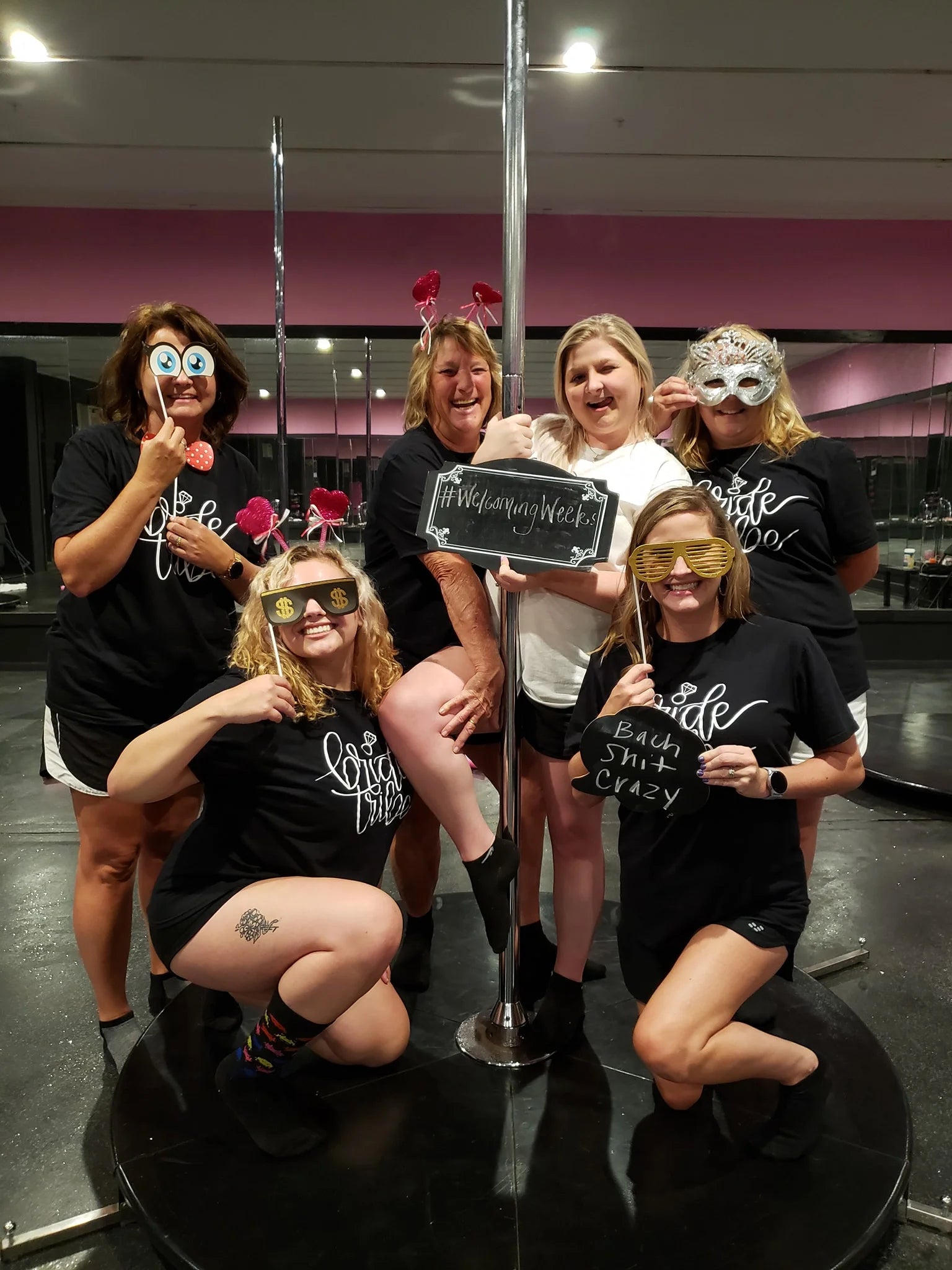 Teazers Pole Party bachelorette party