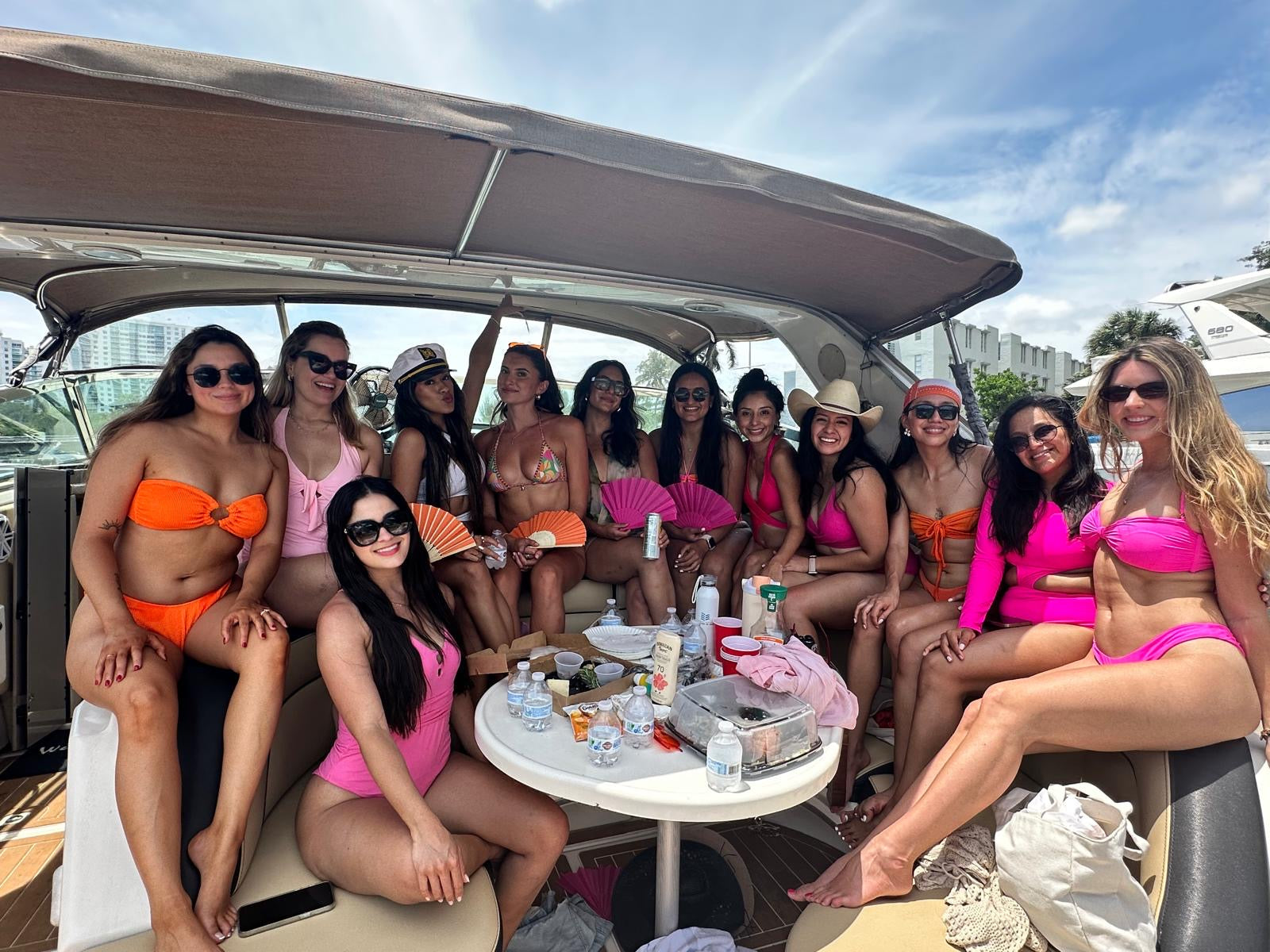 Pink Party Boat Miami Bachelorette Cruise