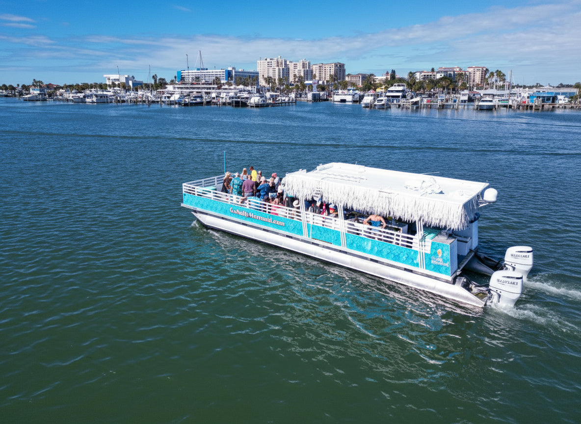 The Salty Mermaid Beach Boats