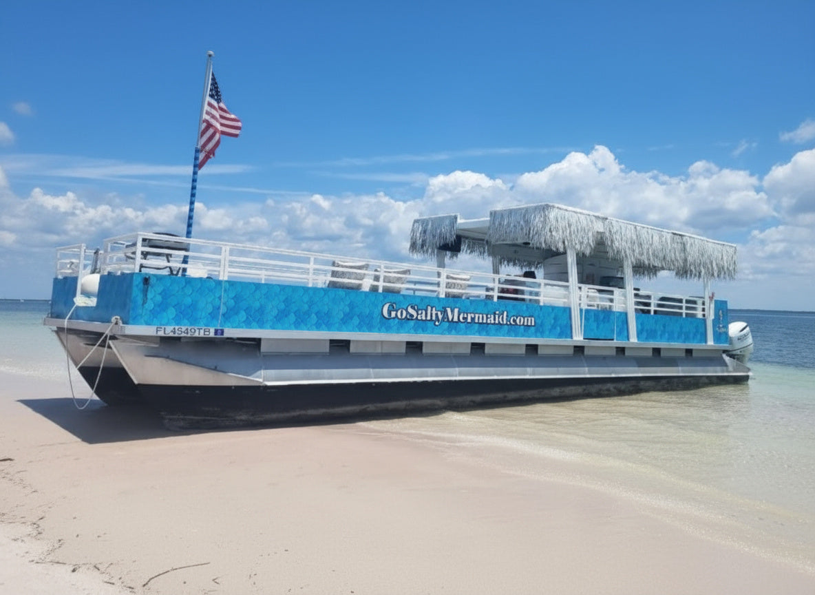 The Salty Mermaid Beach Boats