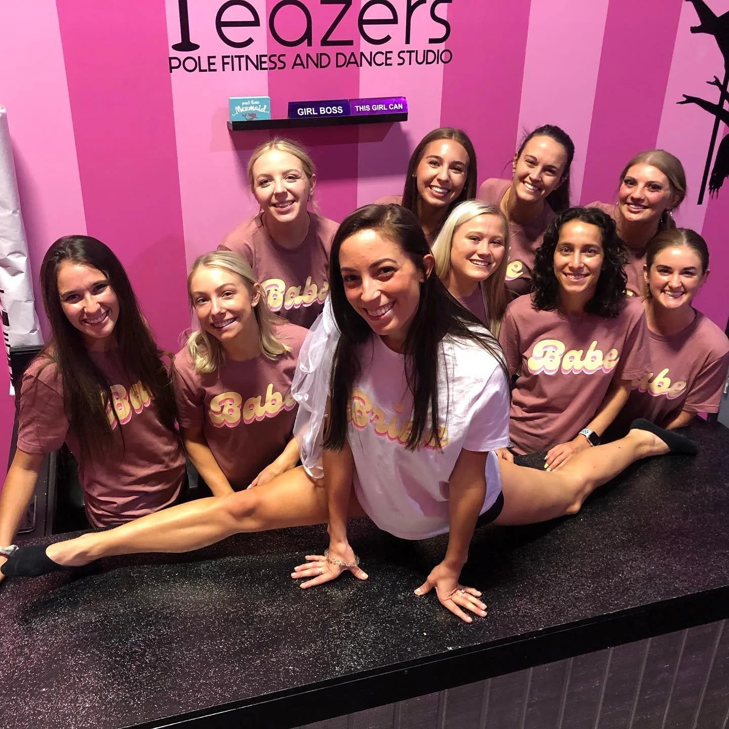 Teazers Pole Party bachelorette party