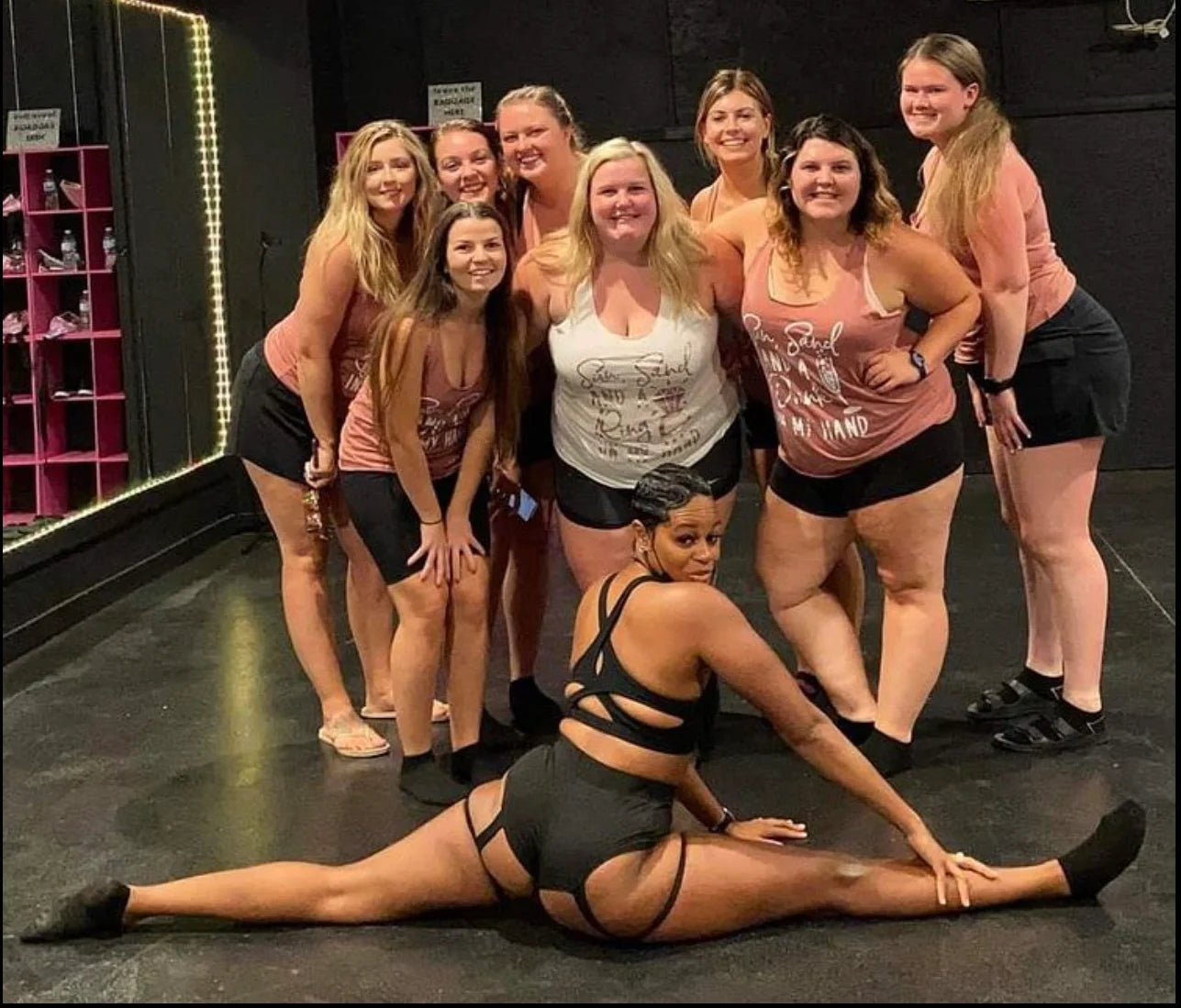Teazers Pole Party bachelorette party