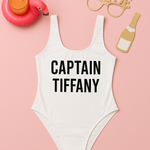 Nautical bachelorette party swimsuit 