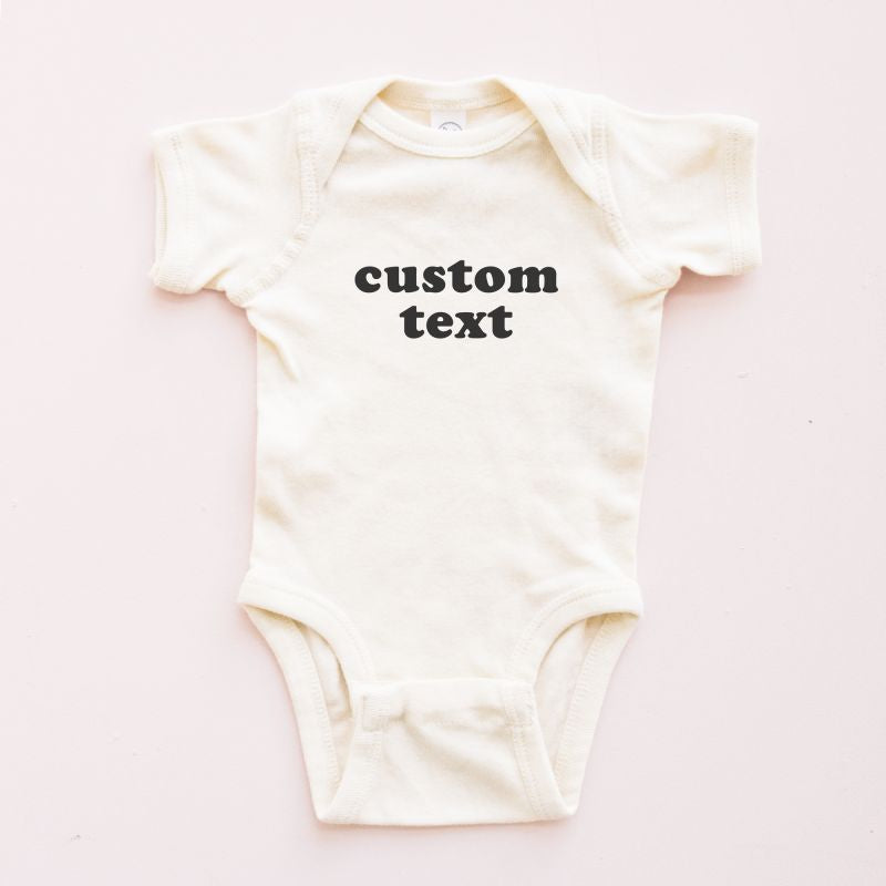 Personalized Baby Bodysuit