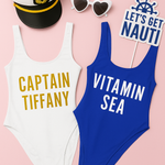Bride nautical swimsuit 
