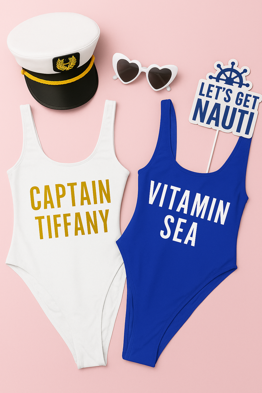 Bride nautical swimsuit 