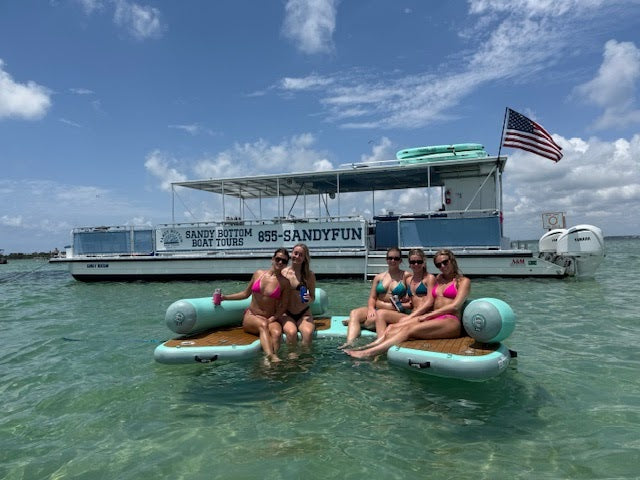 Party Boat Day with Music, Drinks & Coastal Views
