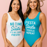 Final fiesta bachelorette swimsuit | Light Blue
