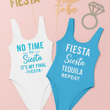 Final fiesta bachelorette swimsuit | Light Blue