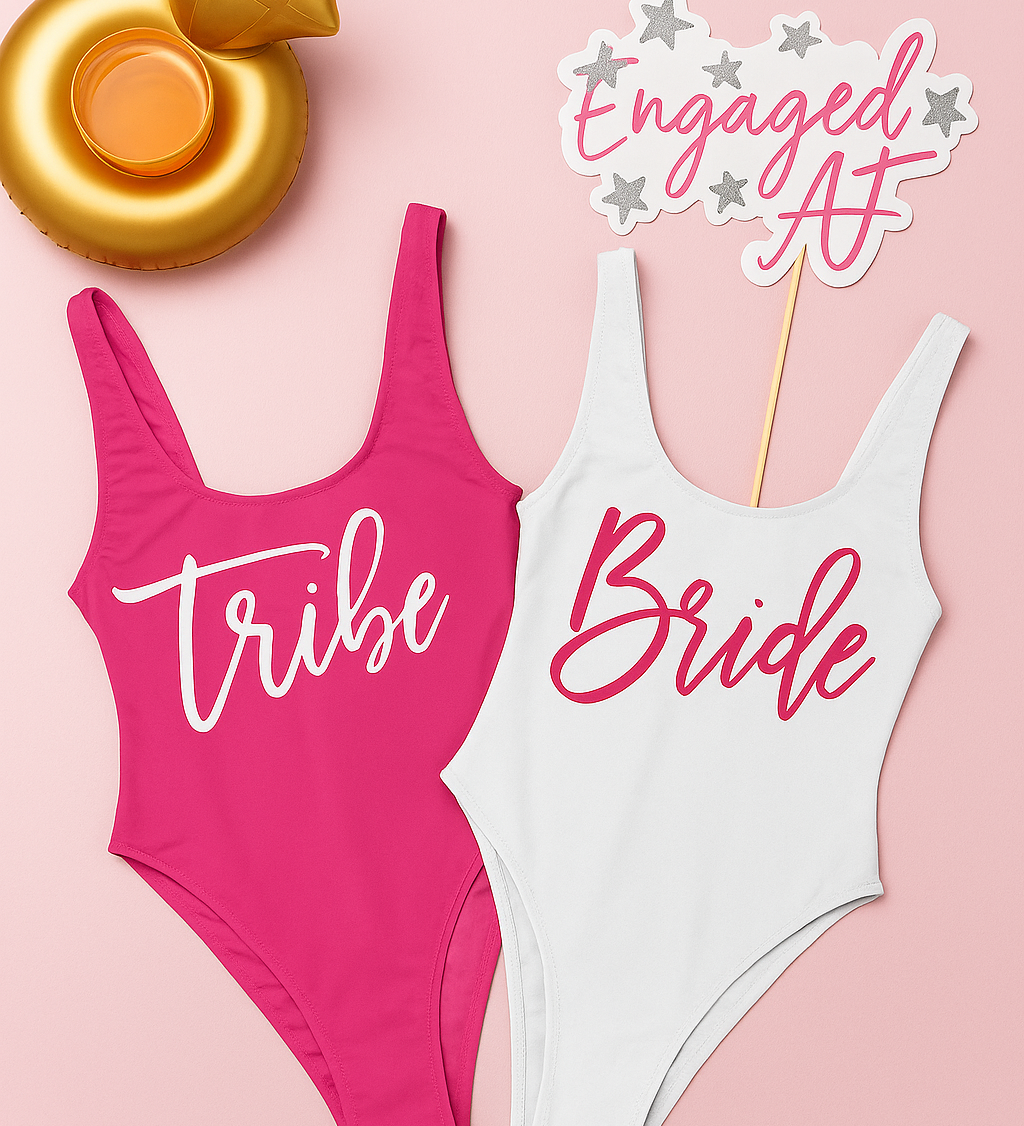 Bride Tribe Bacahelorette Swimsuits