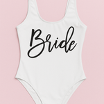Bride one piece bachelorette party swimsuit