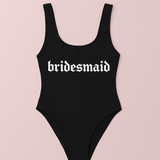 Bridesmaid bachelorette swimsuit