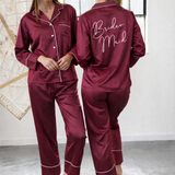 Personalized Bridal Party Pajamas