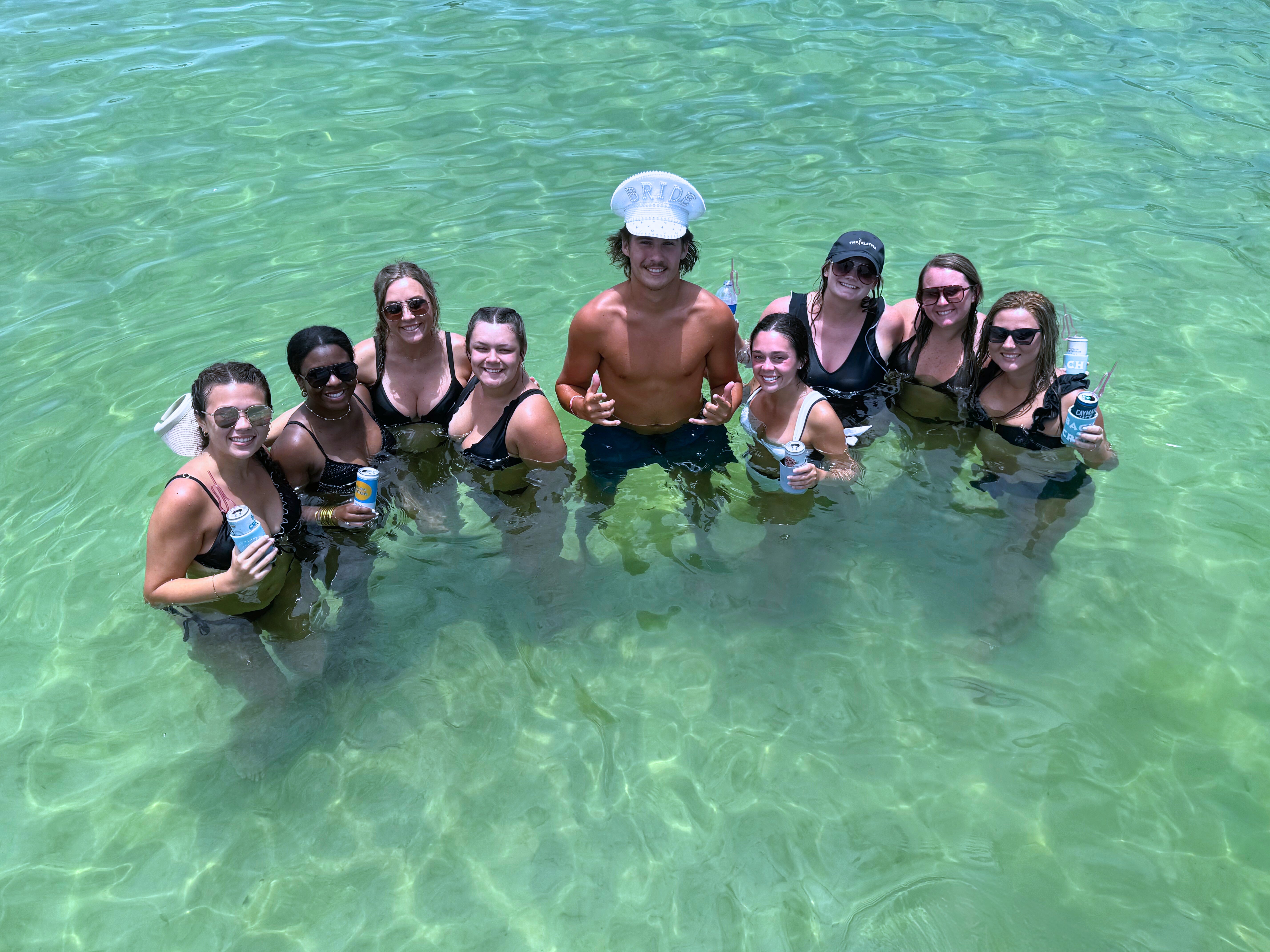 Pontoon Boat Day with Two Slides & Party Vibes