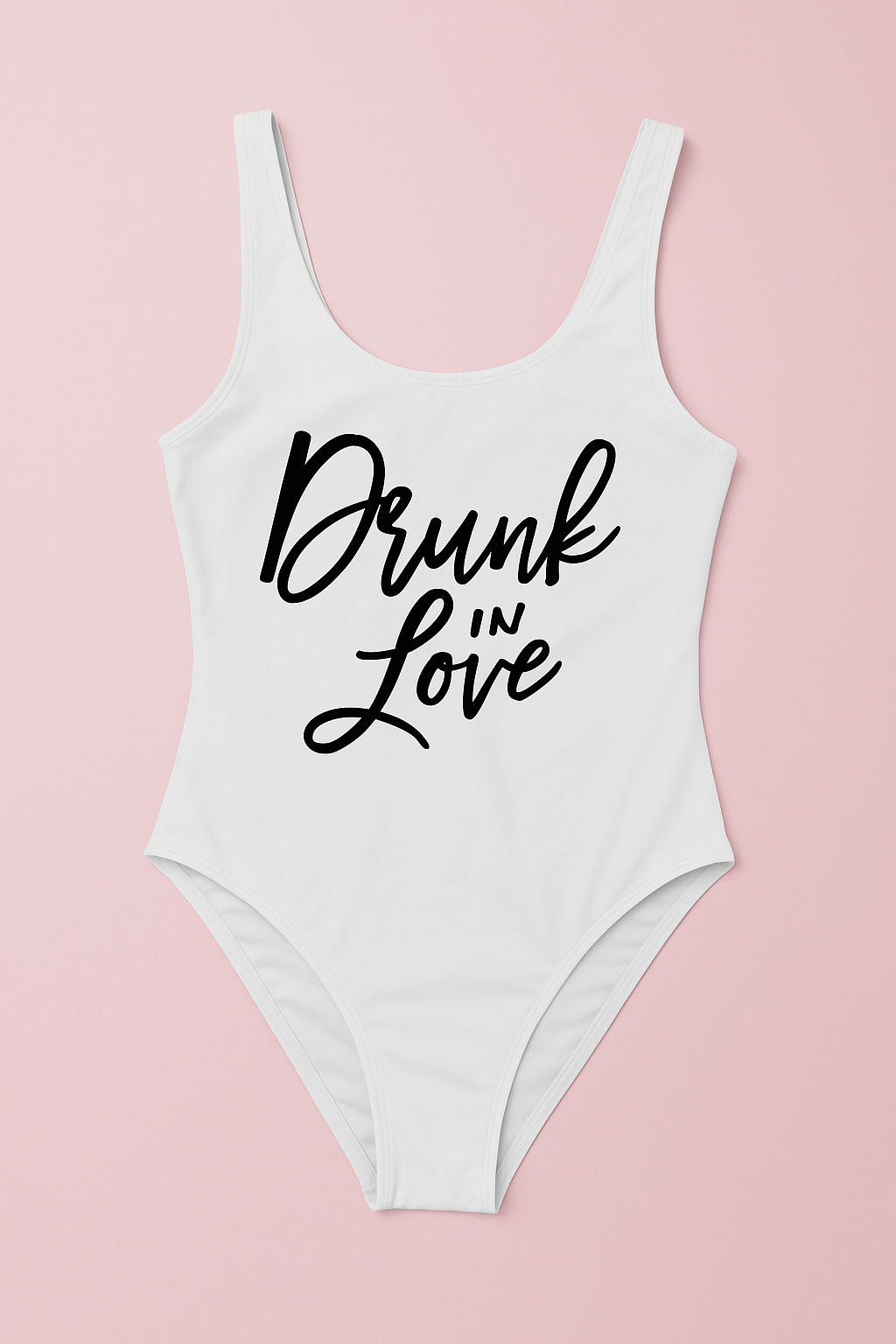 Drunk in love bachelorette party swimsuit
