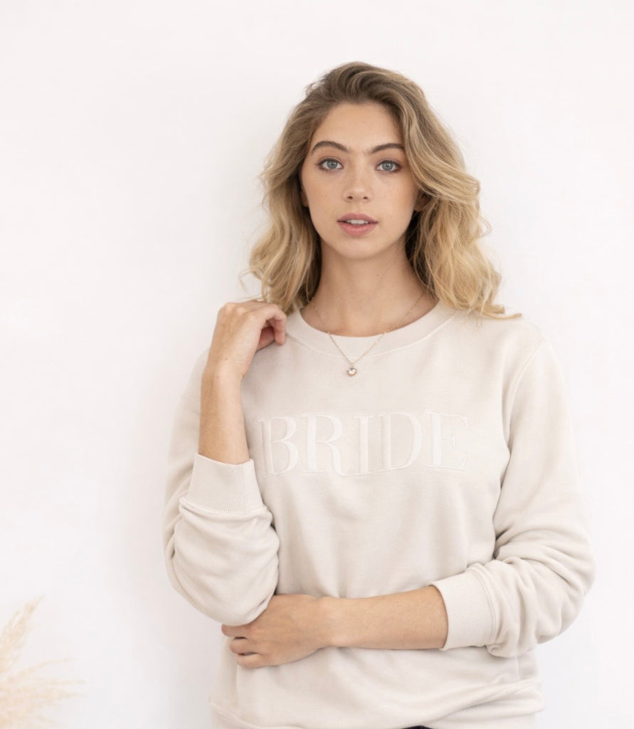 Bride Embroidered Sweatshirt