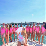 Let’s Go Party bachelorette party swimsuits