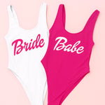 Barbie bride bachelorette party swimsuits