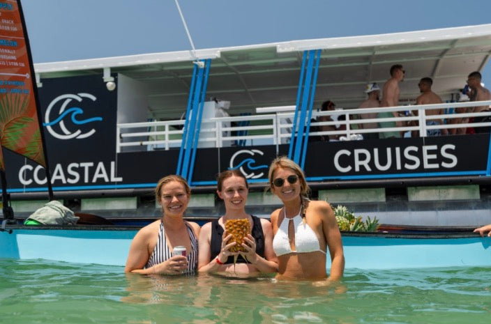 Bride tribe on private St. Petersburg boat cruise