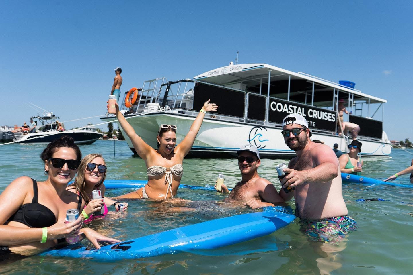 Gulf Coast sandbar party boat in St Petersburg