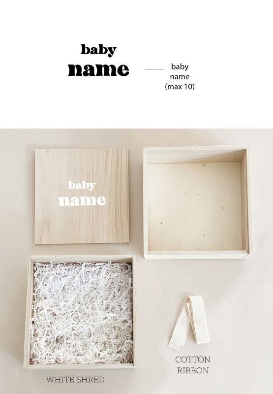 Personalized Baby Box
