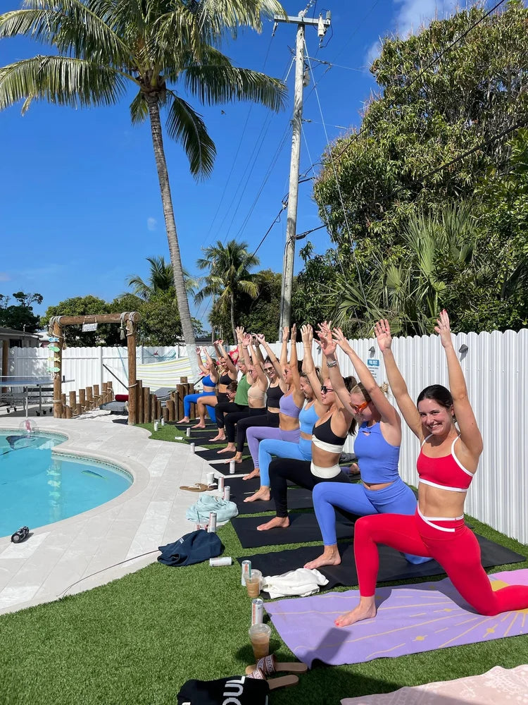 Private Bachelorette Yoga with Rosé