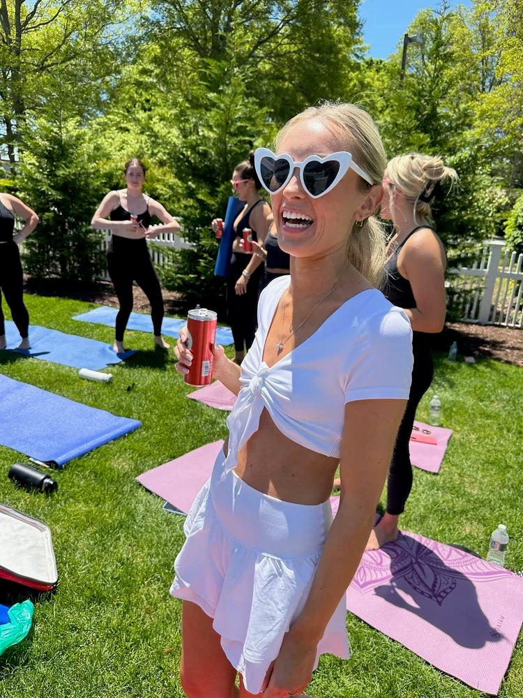Private Bachelorette Yoga with Rosé