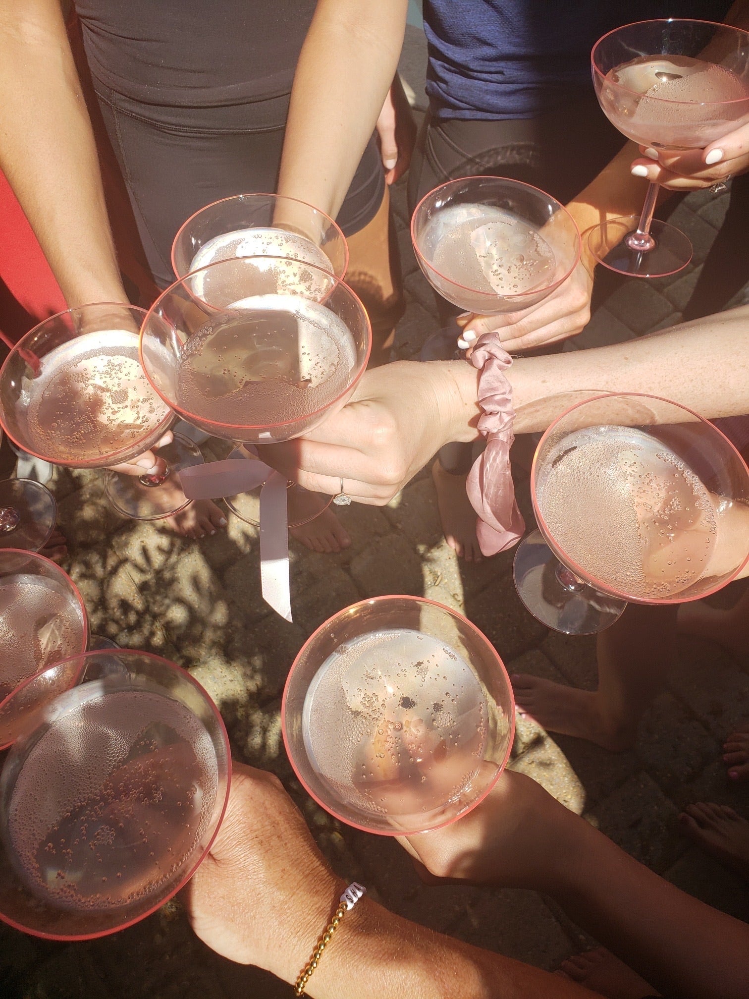 Private Bachelorette Yoga with Rosé