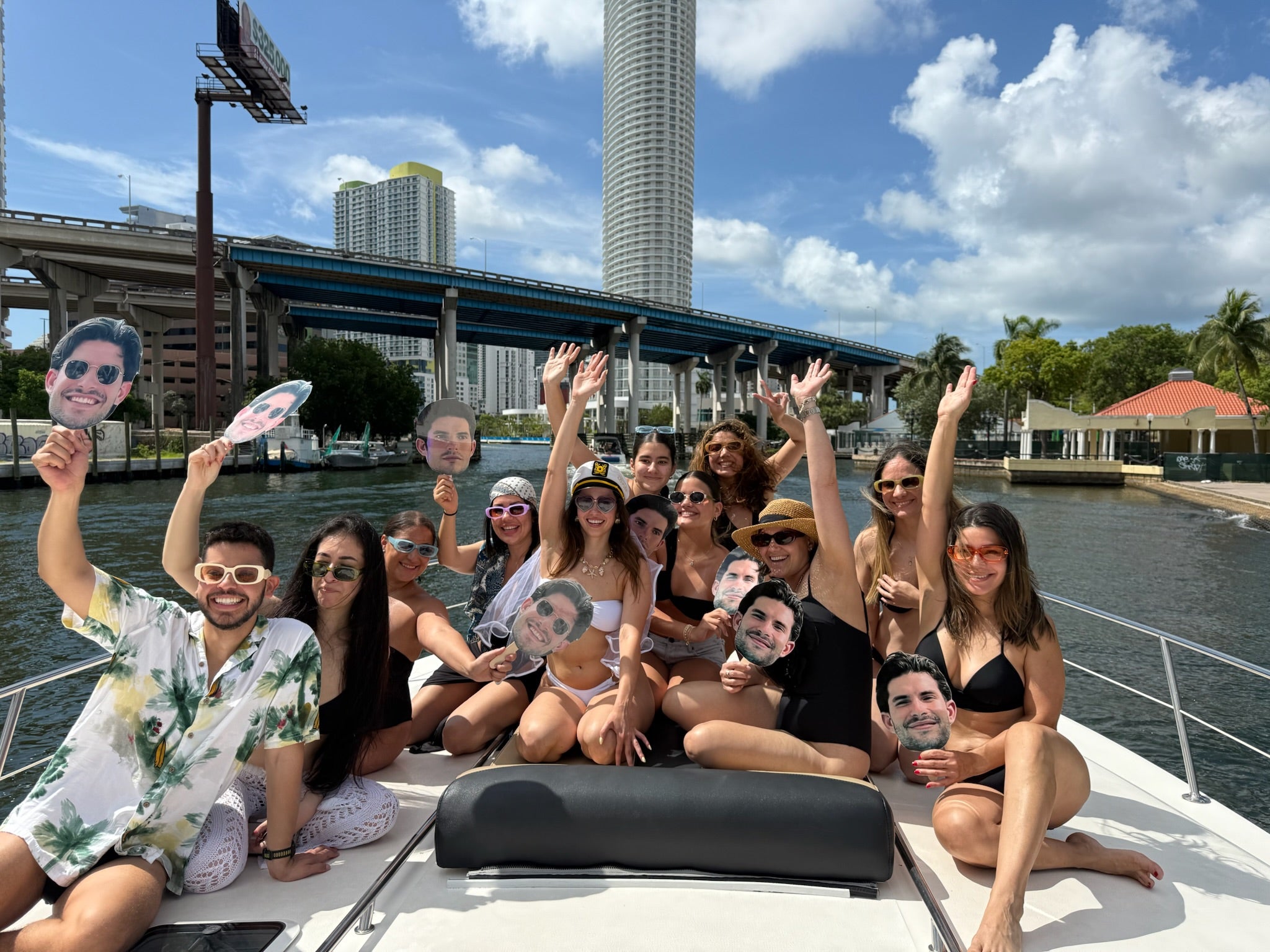 Pink Party Boat Miami Bachelorette Cruise