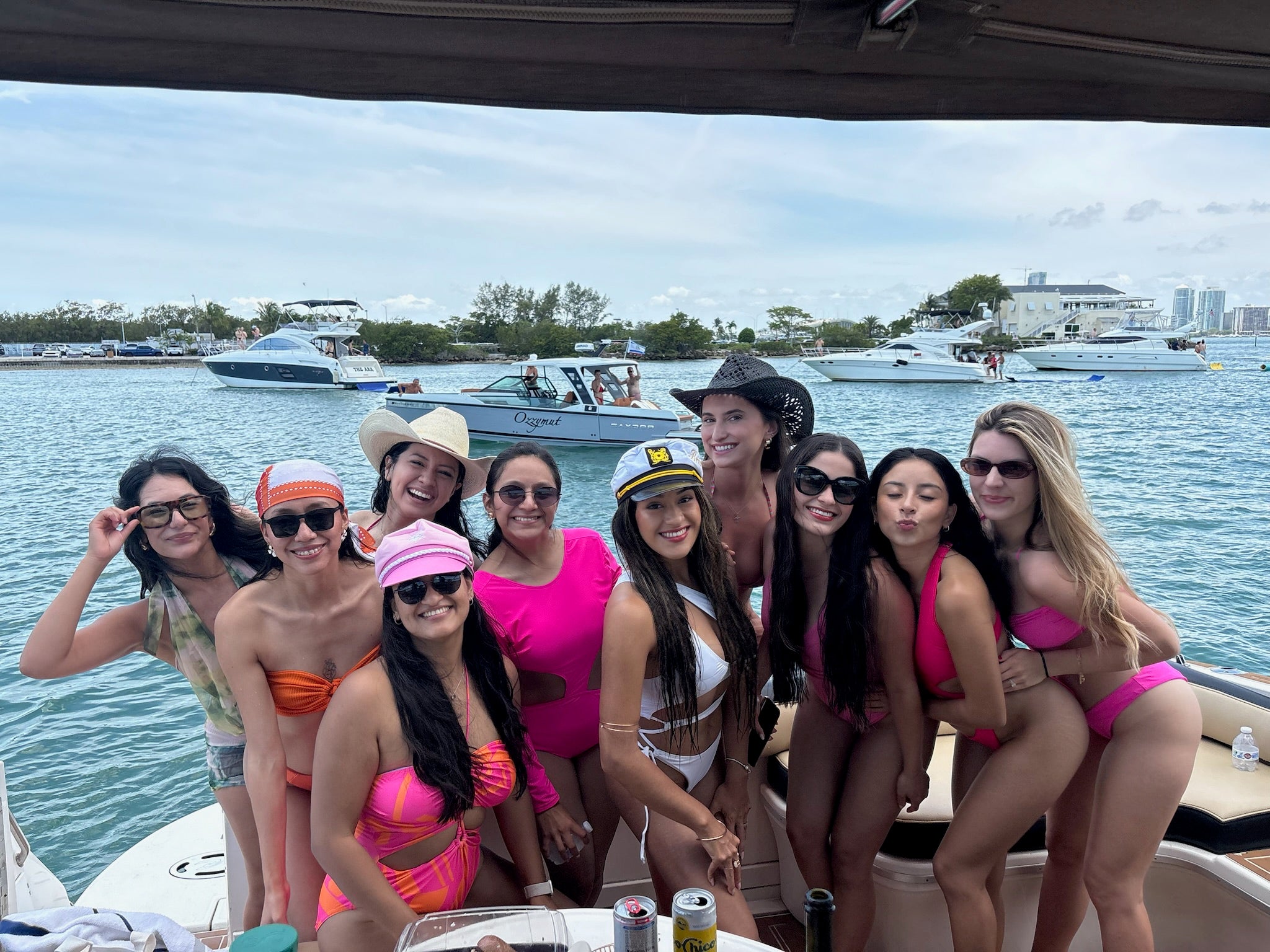 Pink Party Boat Miami Bachelorette Cruise
