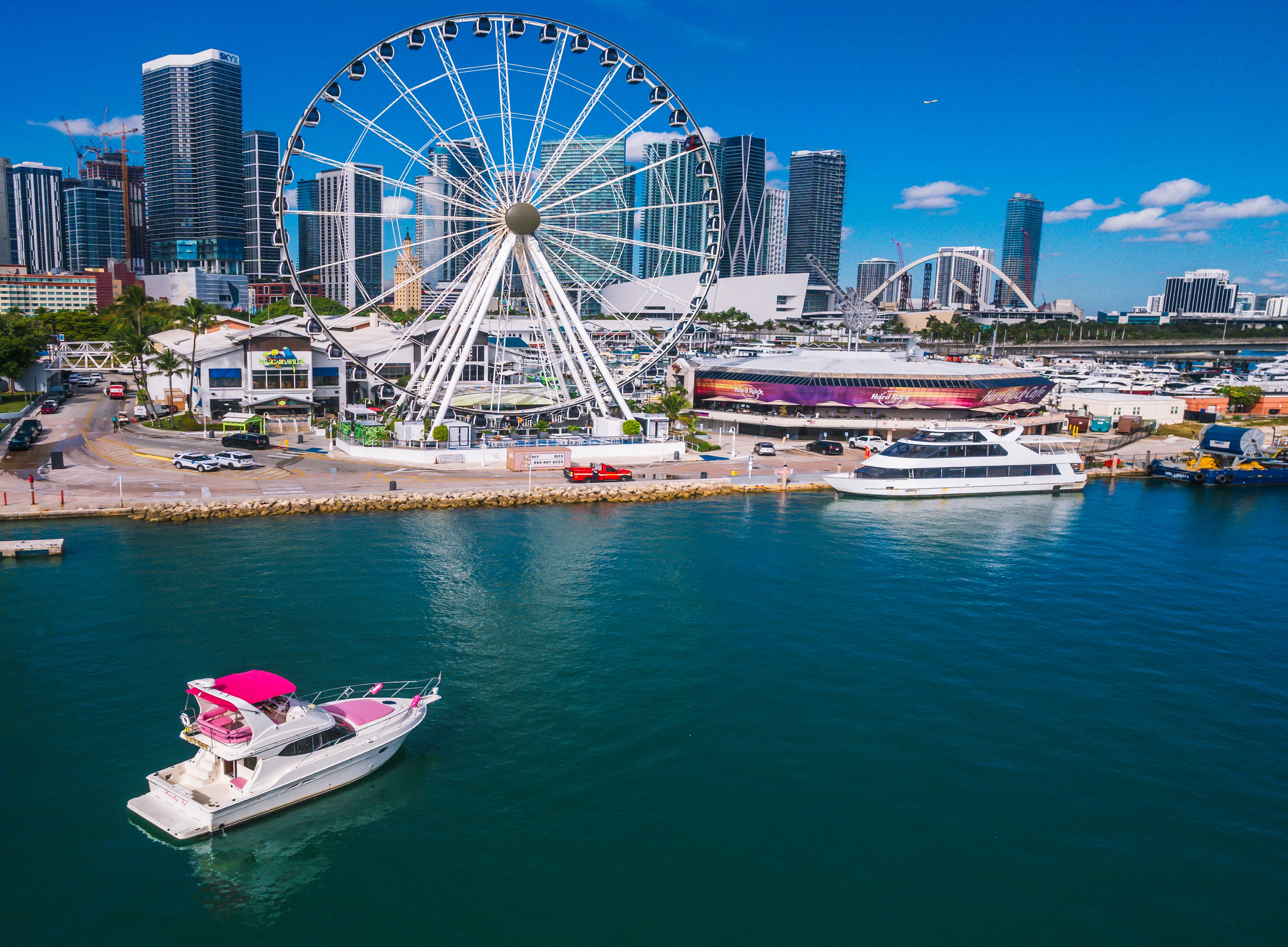 Pink Party Boat Miami Bachelorette Cruise