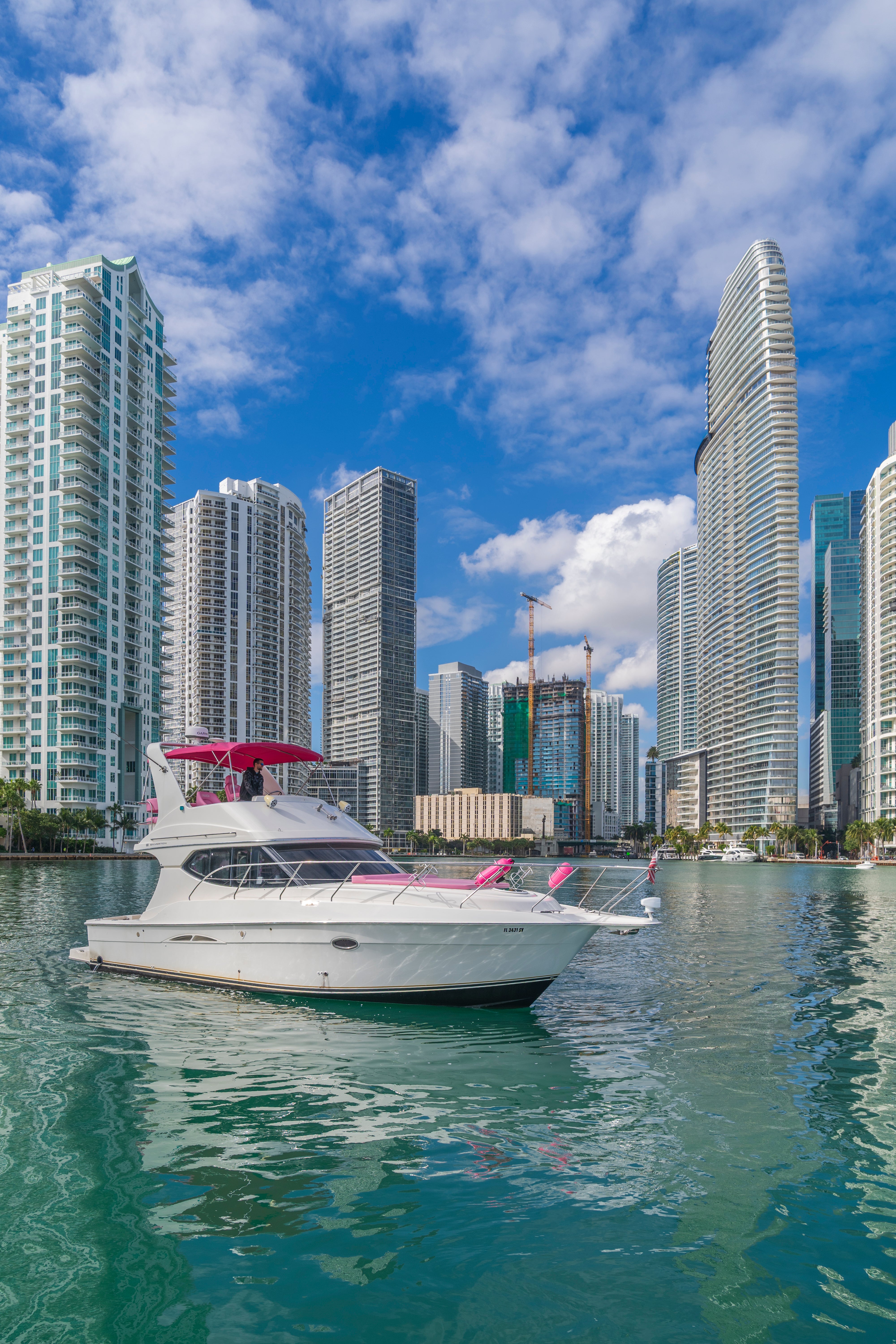 Pink Party Boat Miami Bachelorette Cruise