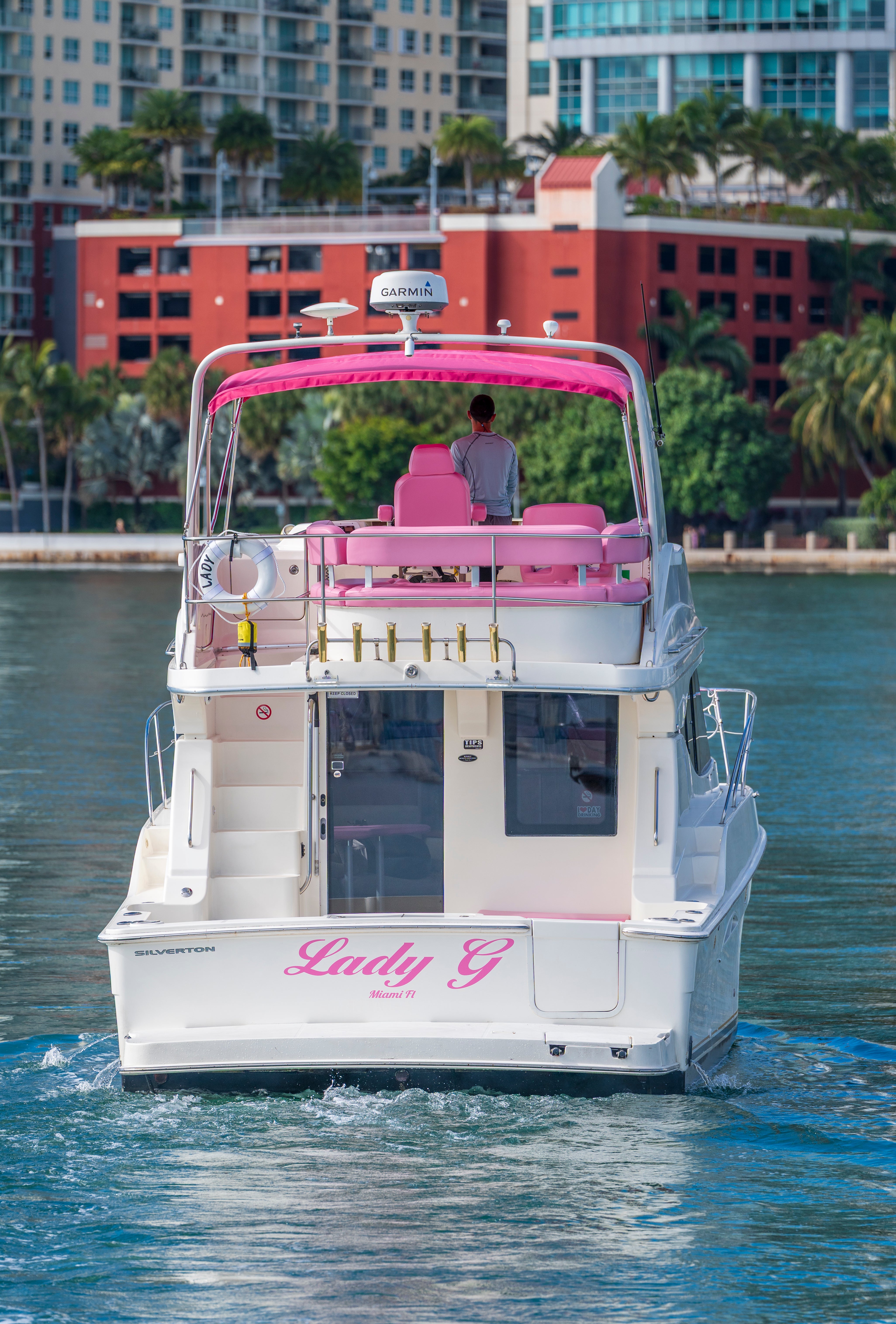 Pink Party Boat Miami Bachelorette Cruise