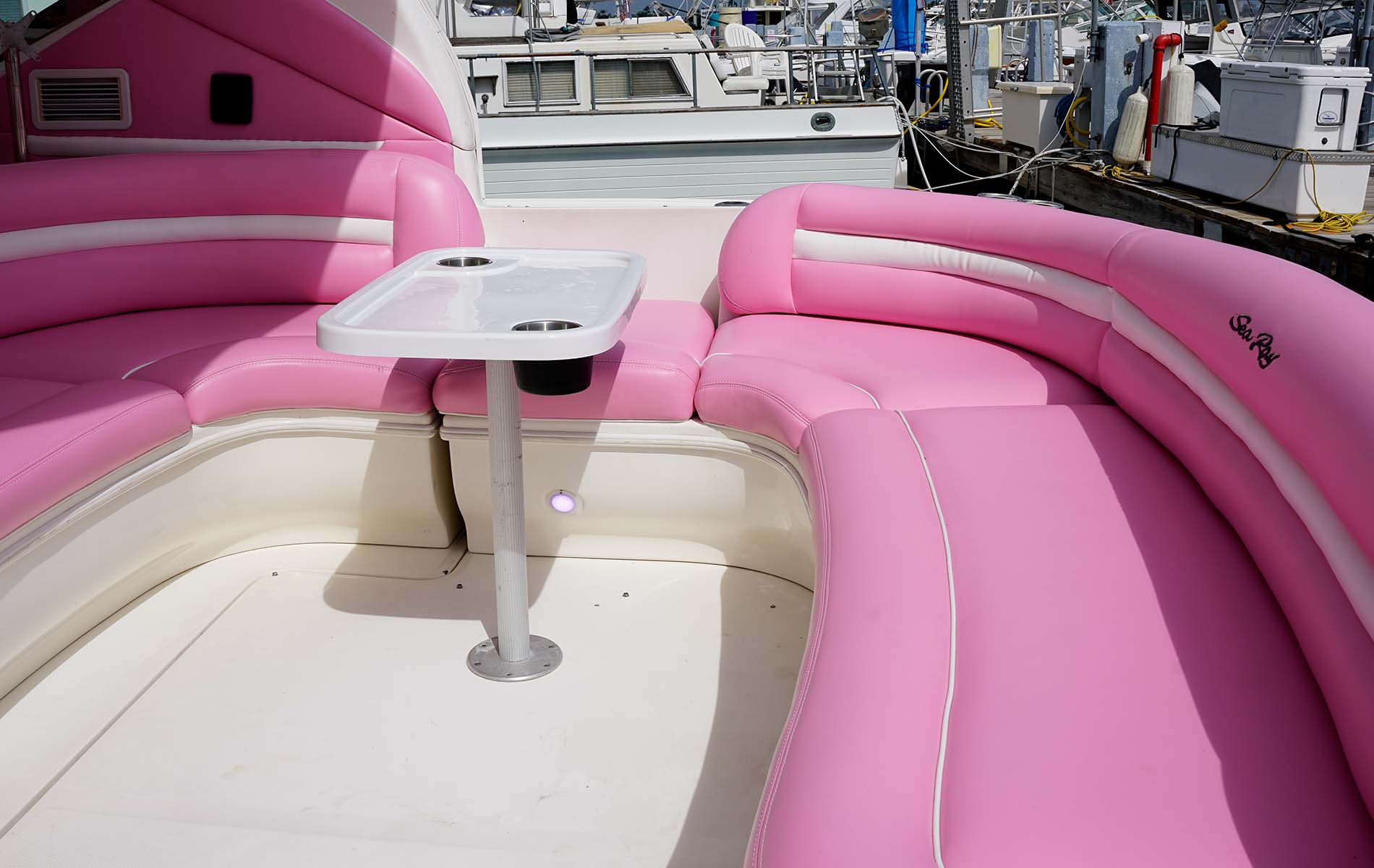 Pink Party Boat Miami Bachelorette Cruise