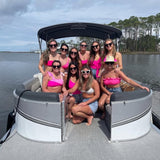 30A Pontoon Rental bachelorette party boat