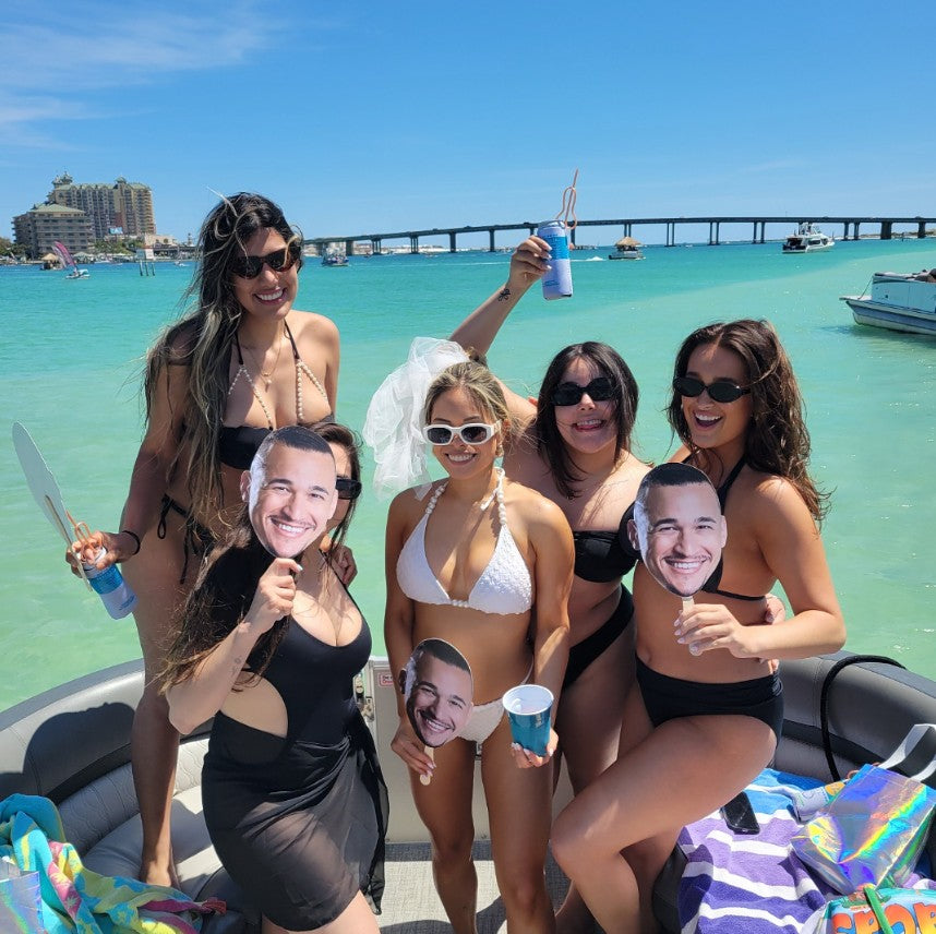 30A Pontoon Rental bachelorette party boat
